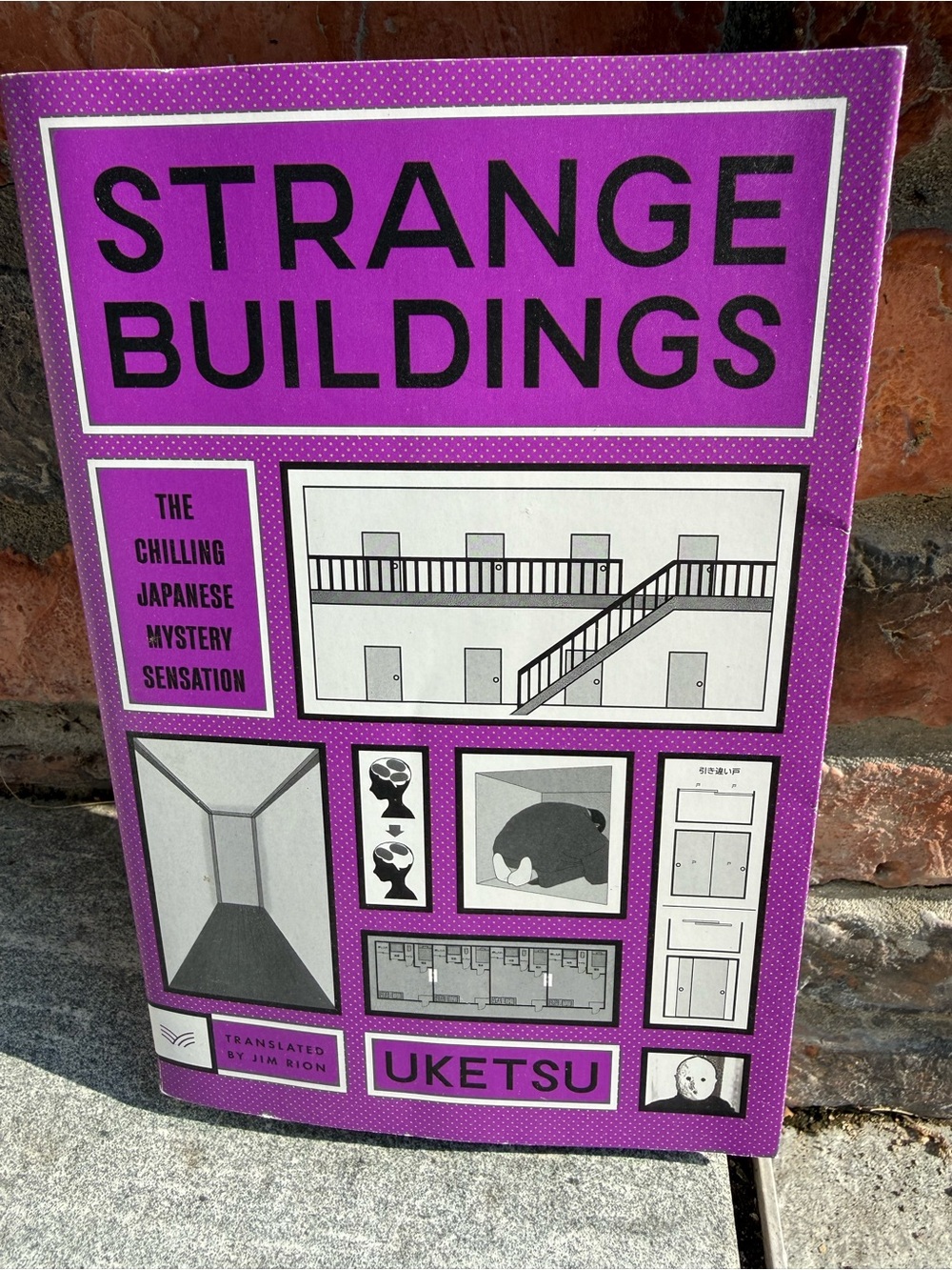 Strange Buildings paperback - Purple by Uketsu